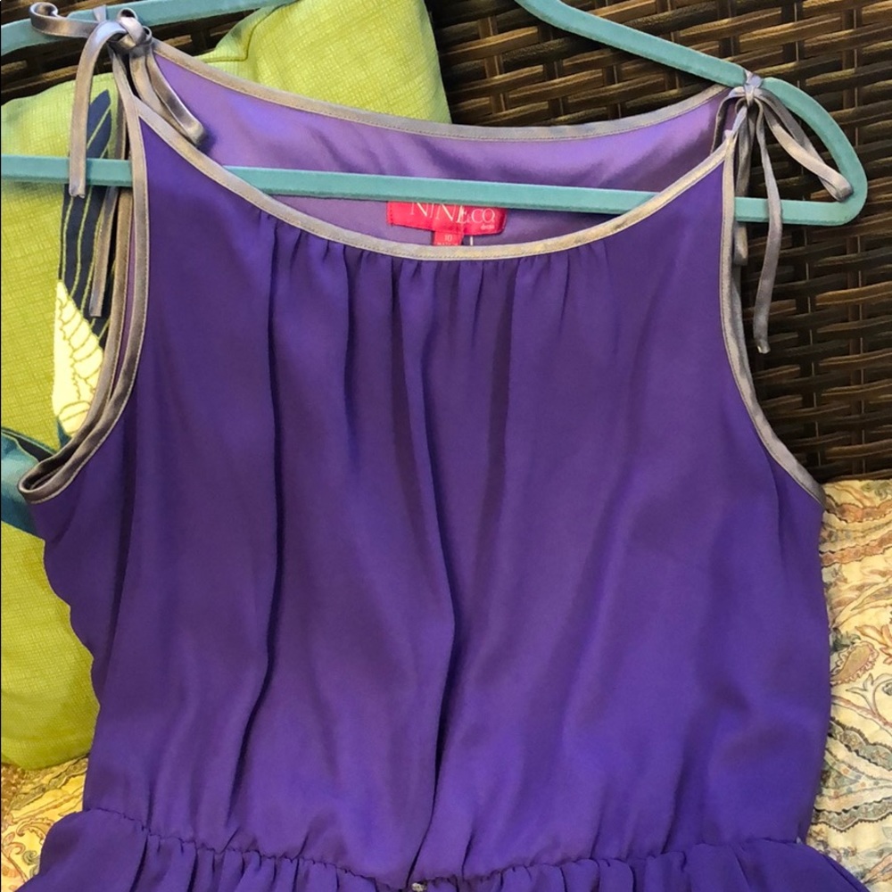 Dress beautiful royal purple color.